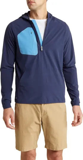 Crown Crafted Flex Adapt Wind & Water Resistant Half Zip Hoodie | Nordstrom Rack