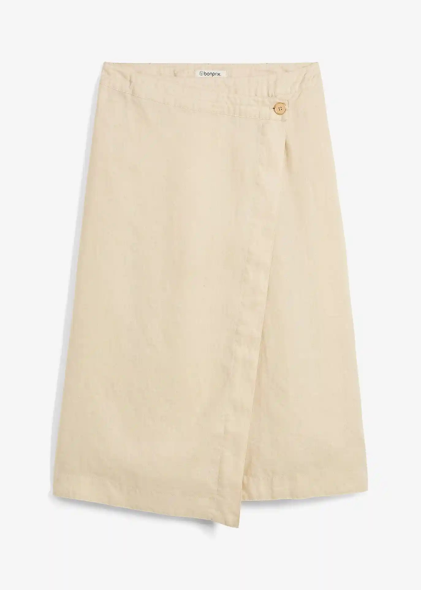 Gonna a portafoglio in puro lino | Bonprix IT
