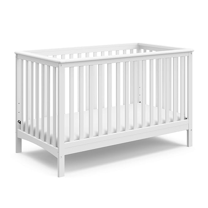 STORKCRAFT Hillcrest 4-in-1 Convertible Crib (White) - Converts to Daybed, Toddler Bed, and Full-... | Amazon (US)