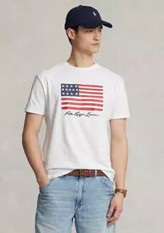 Polo Ralph Lauren Classic Fit Flag Jersey Graphic T-Shirt | Belk