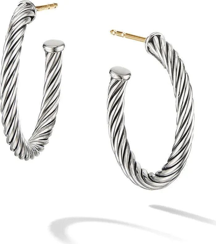 Cable Hoop Earrings | Nordstrom