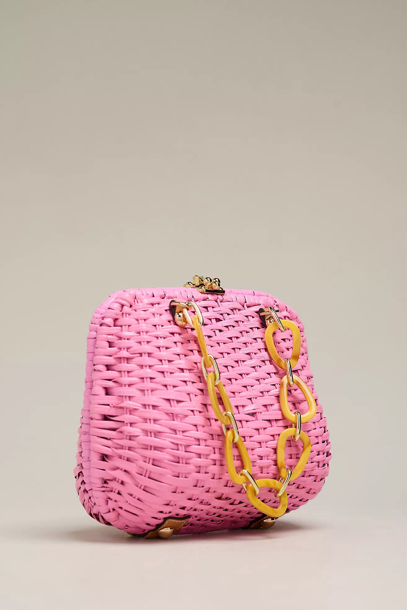 Frances Valentine Hen Wicker Basket Clutch | Anthropologie (US)