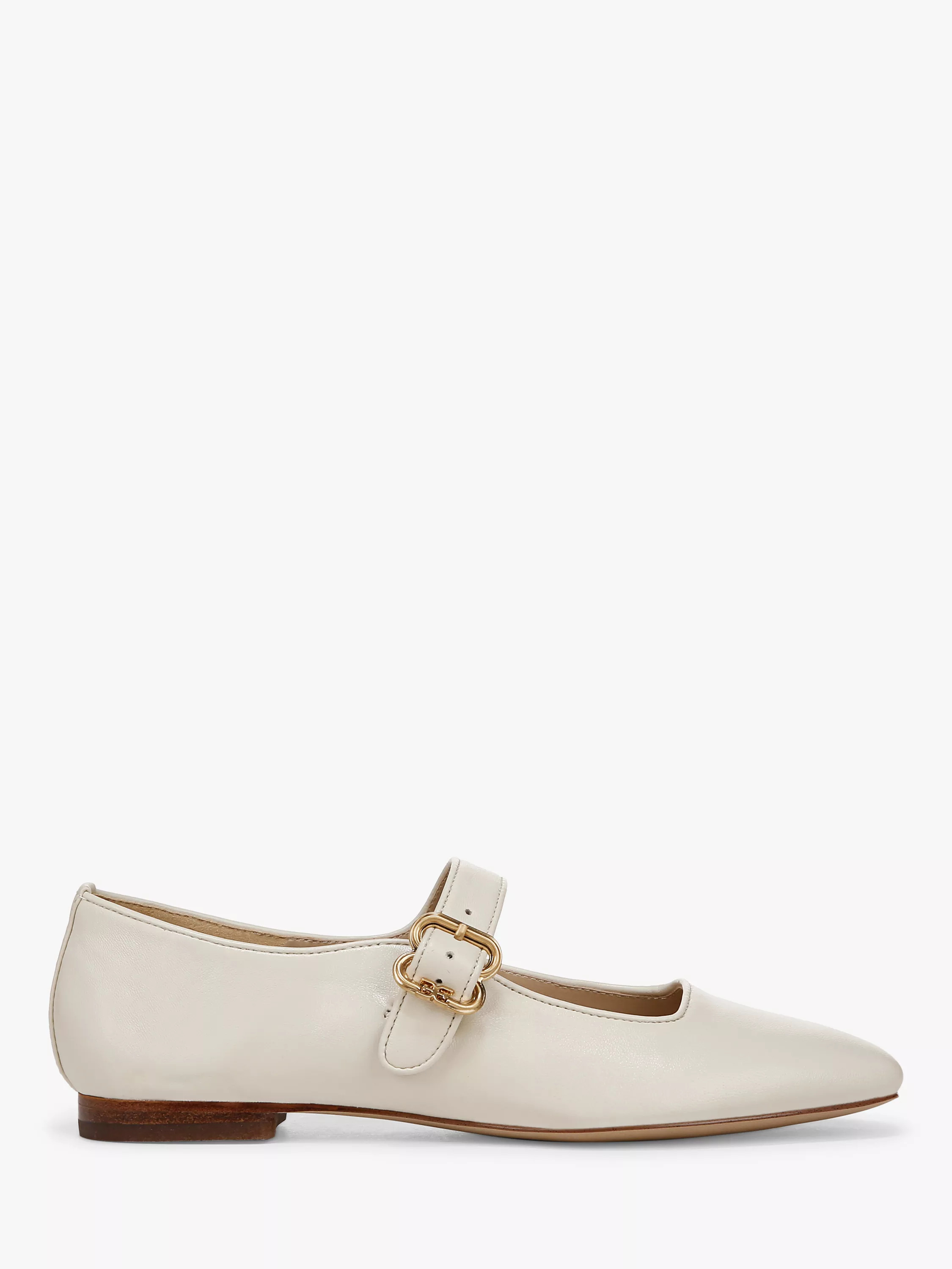 Sam Edelman Michaela Leather Mary Janes, Modern Ivory | John Lewis (UK)