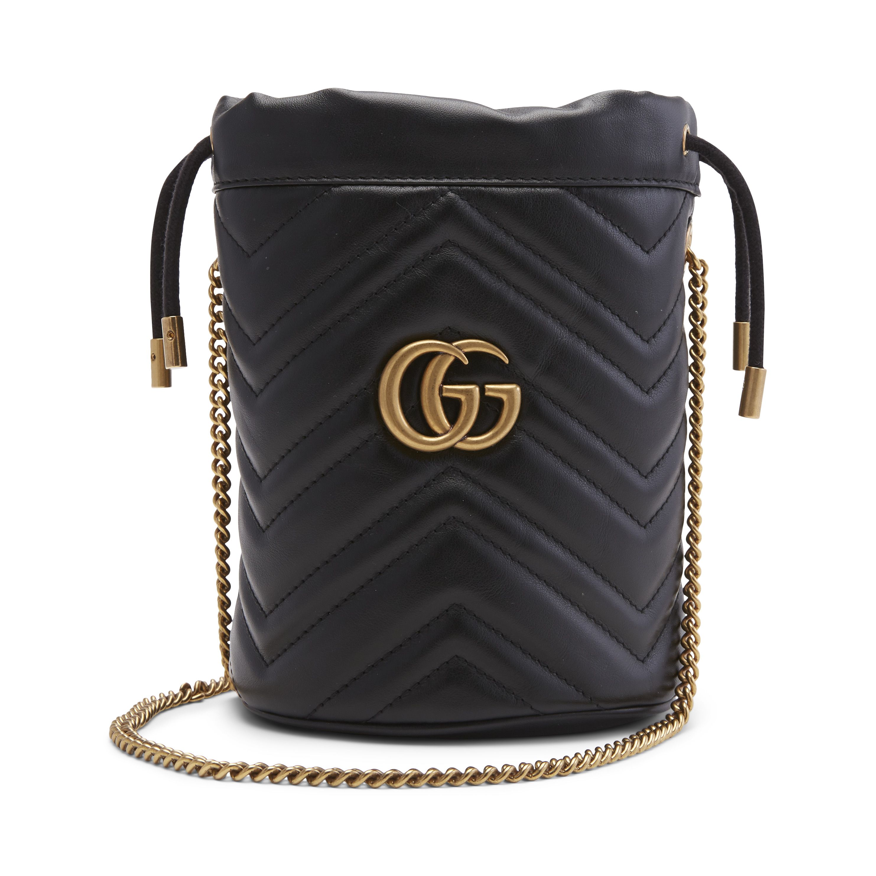 Gucci GG Marmont Bucket Bag Mini Black | StockX