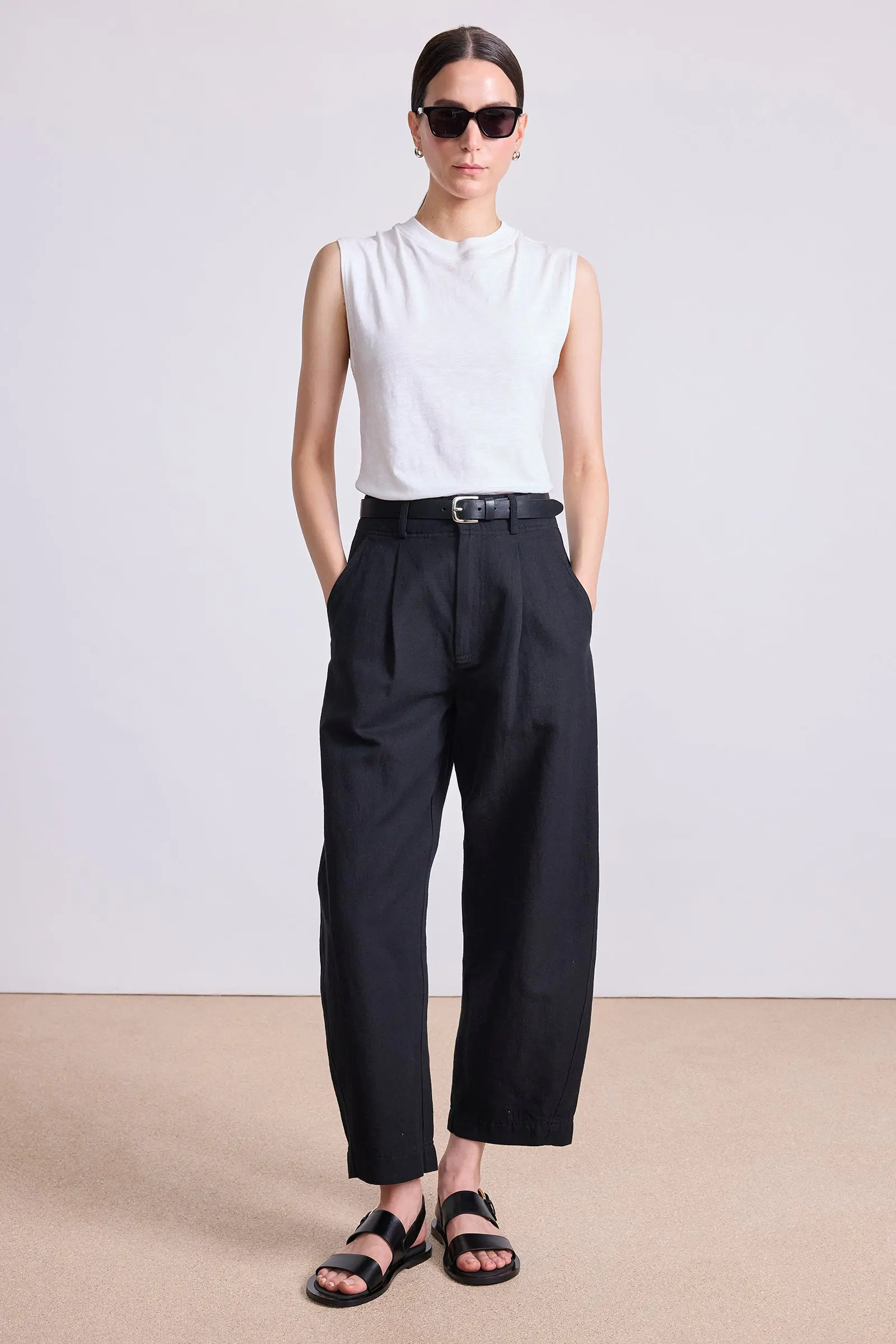 Bari Crop Trouser | Apiece Apart | Apiece Apart