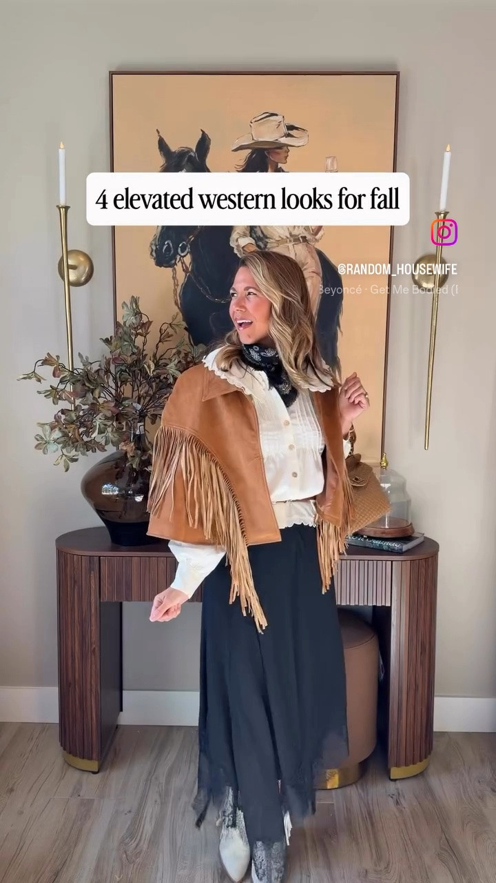 4 elevated western looks for fall - all run tts

#LTKdayinmylife #LTKSeasonal #LTKOver40
