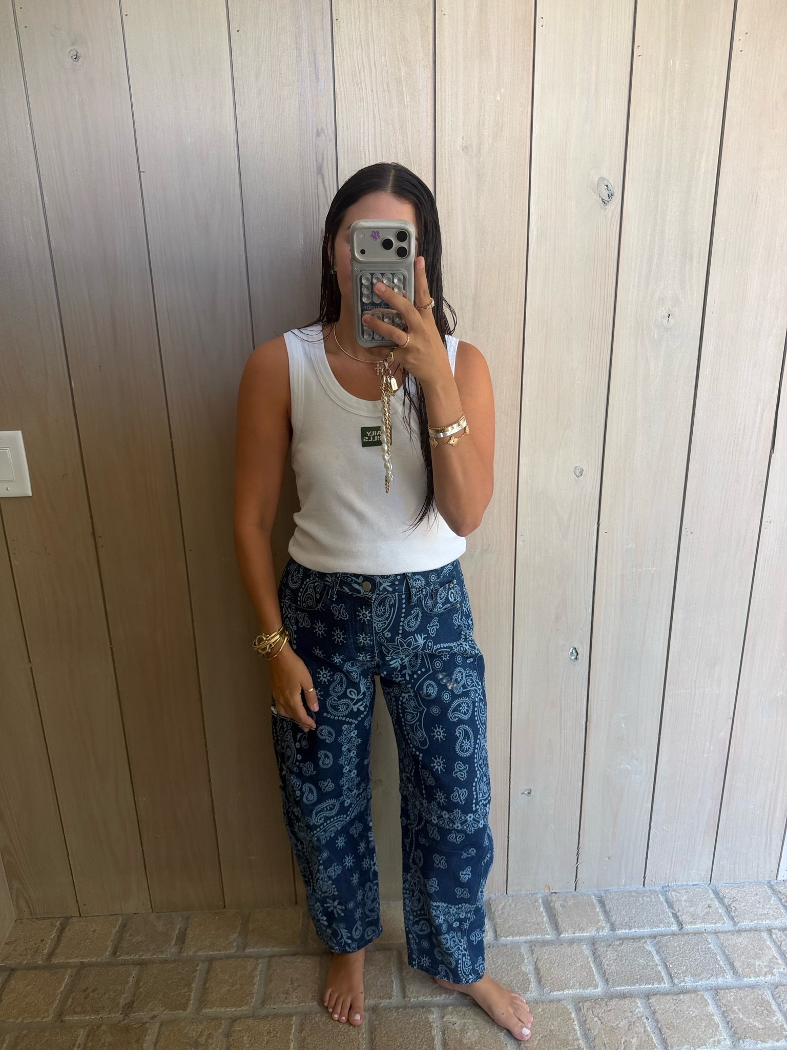 Cutest printed denim from Amazon!!

Jeans: medium 
Tank: medium 

Dressupbuttercup.com #dressupbuttercup #dederaad

#LTKootd #LTKmomlife #LTKSeasonal