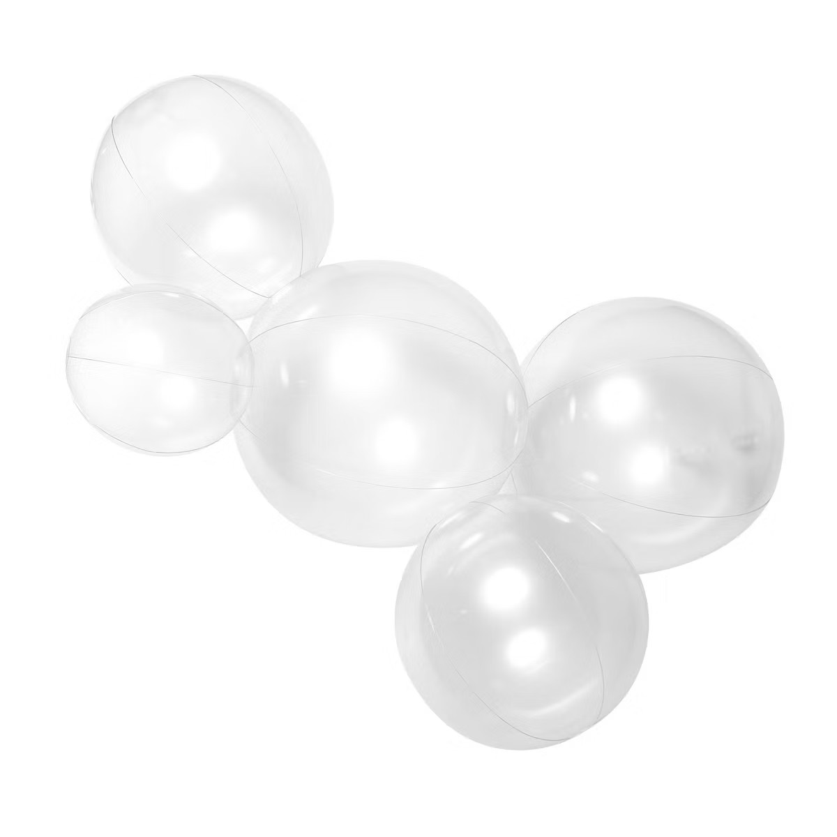 MINNIDIP Balloon Garland 5 Cluster in Clear Transparent | Target
