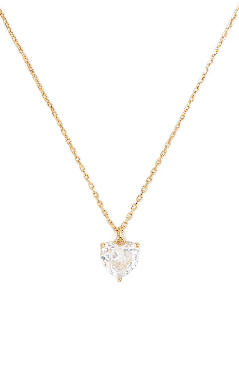 kate spade new york my love birthstone heart pendant necklace | Nordstrom | Nordstrom