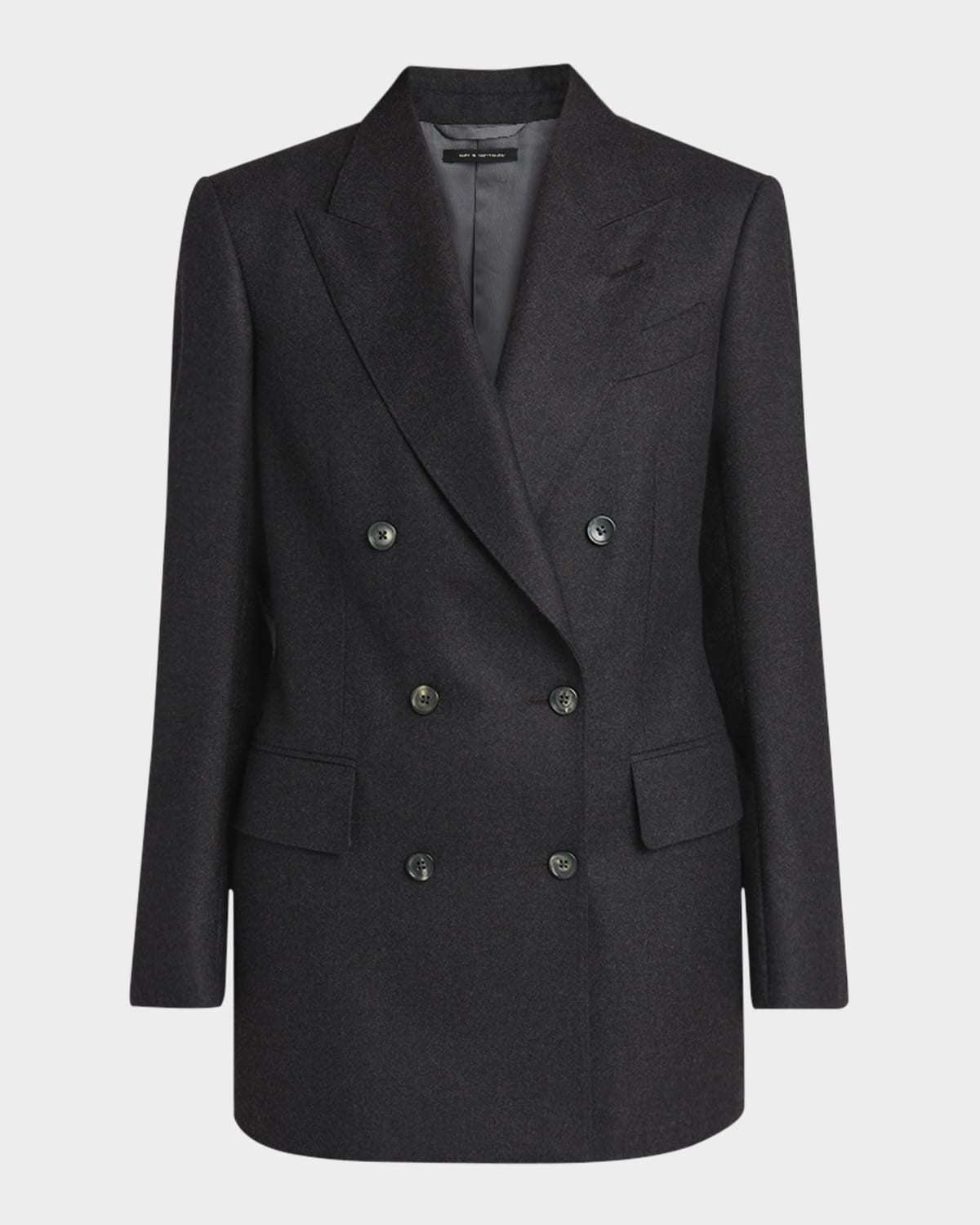Tailoring Cashmere Double-Breasted Jacket | Neiman Marcus