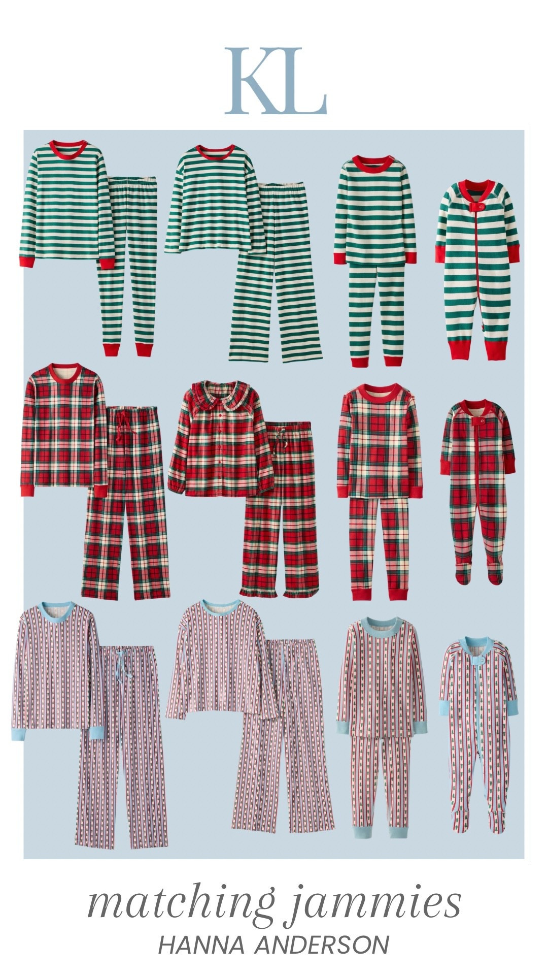 Family Matching Jammies: 40% Hanna Anderson with an EXTRA 20% OFF with CODE: NEW20 #hannaanderson #familypjs #holidayjammies #pjs