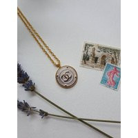 Repurposed White Rope Button Necklace | Etsy (US)