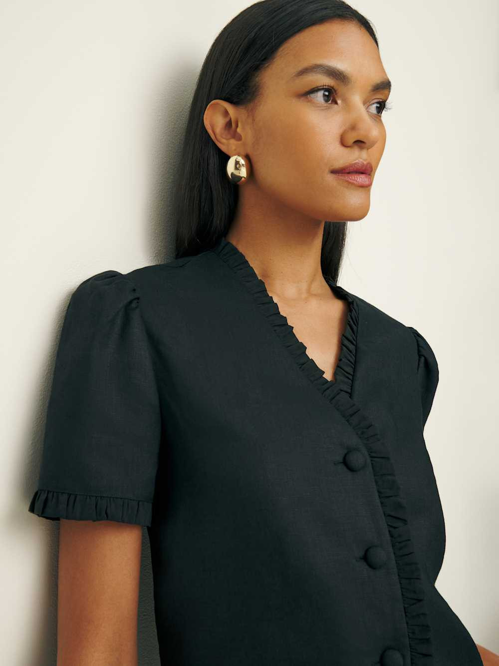 Bess Linen Top | Reformation (Global)