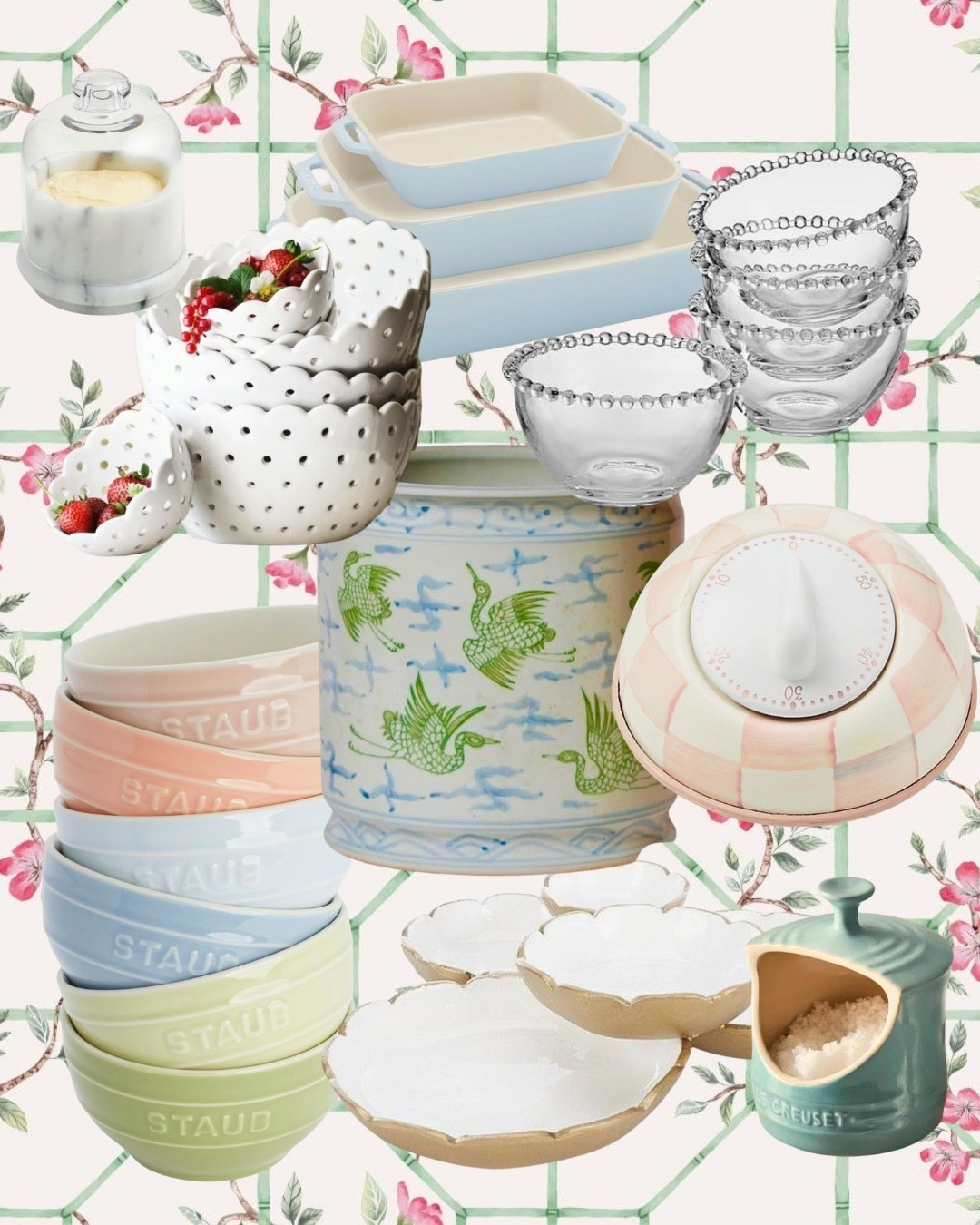 Spring vibes for your kitchen🌸

#kitchen #spring #vibes #pastel #antique
#bowls #cooking

#LTKHome #LTKdayinmylife #LTKfoodie