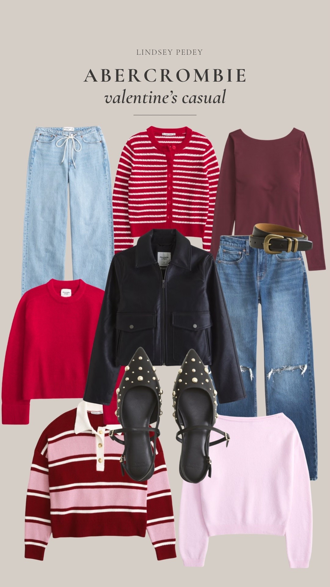 Casual valentines outfits at Abercrombie!

#LTKSeasonal #LTKValentine #LTKootd