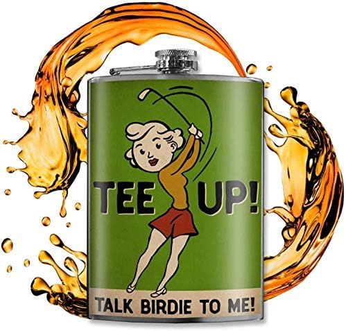 Talk Birdie to Me - Golf Flask for Men & Women, Birdie Flask, Birdie Juice Flask for Men & Women,... | Amazon (US)
