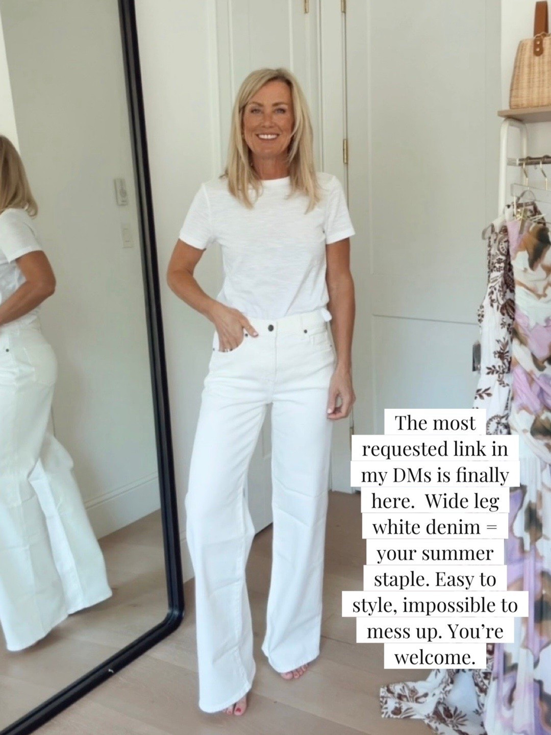 April Top Seller | Wide Leg White Denim Jeans

#LTKSeasonal #LTKootd #LTKgrwm