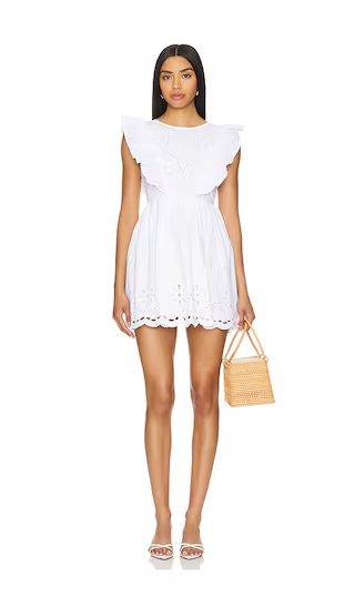 Tess Mini Dress in White | Revolve Clothing (Global)