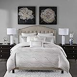 MADISON PARK SIGNATURE Hollywood Glam Luxurious Jacquard Oversized and Overfilled Comforter Set for  | Amazon (US)