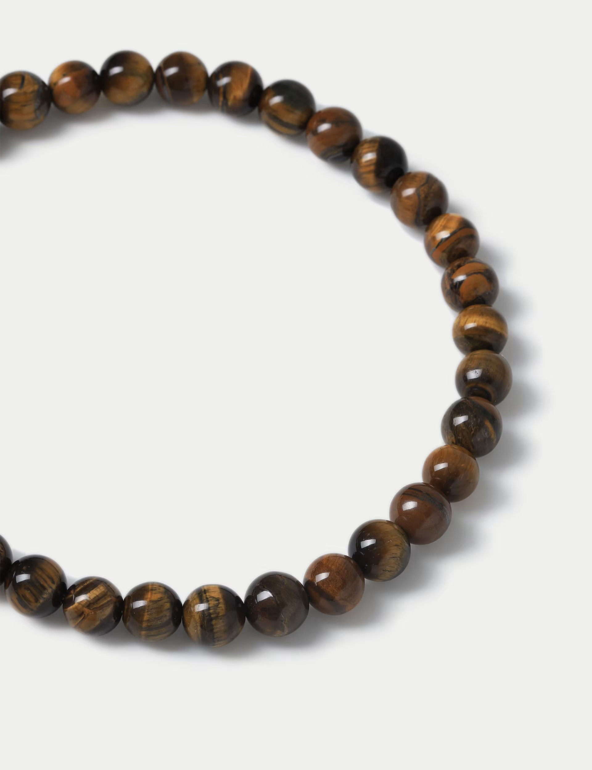 Real Stone Tigers Eye Sphere Necklace | Marks & Spencer (UK)