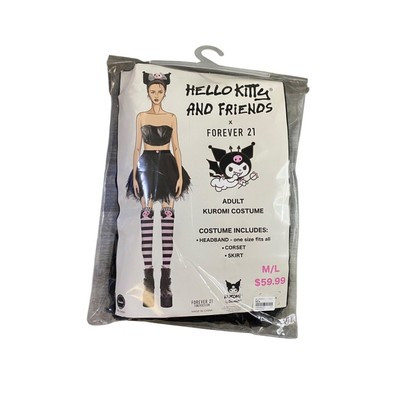 Hello Kitty Kuromi x Forever 21 Costume NWT - M/L | eBay US