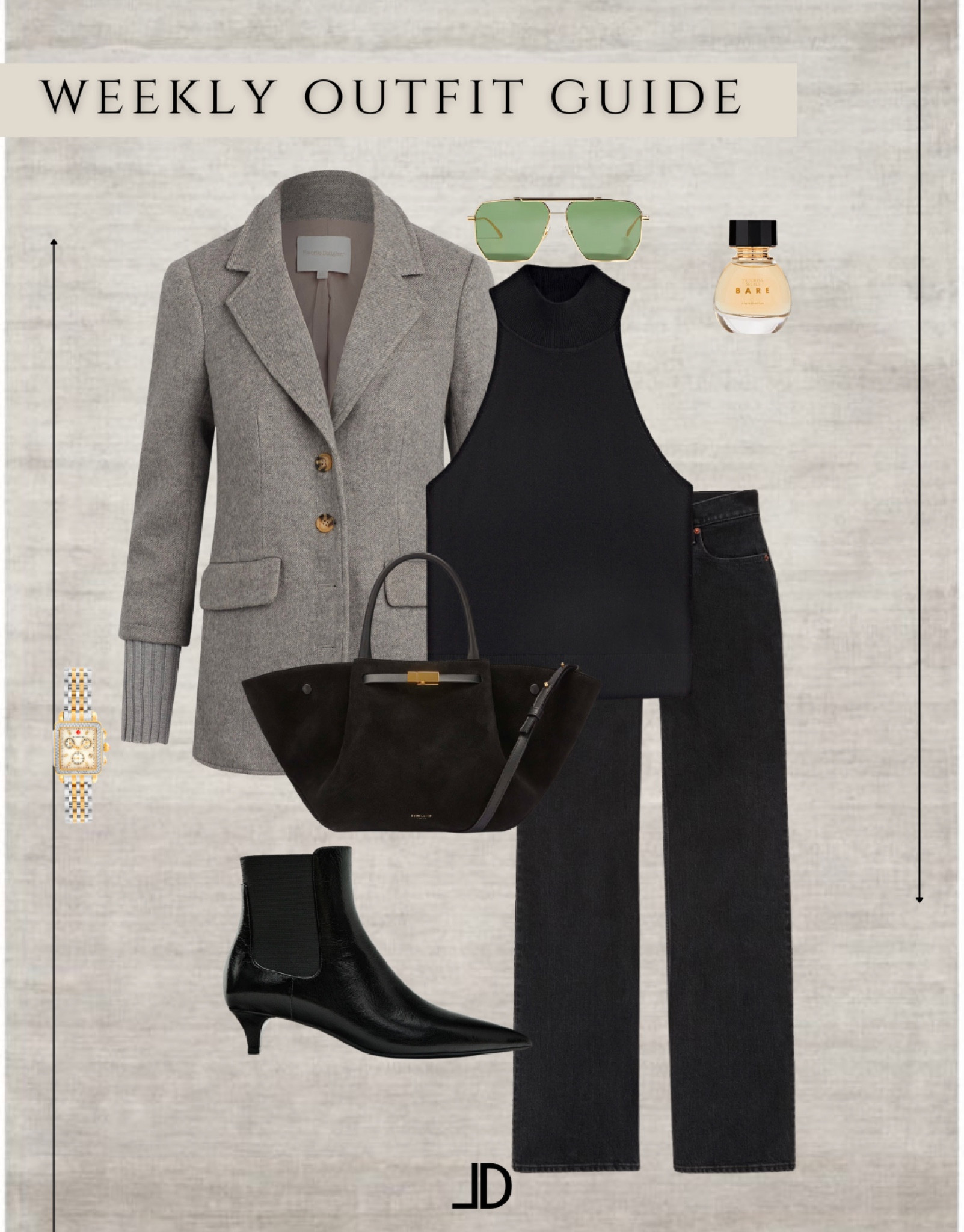 Gold plated mixed chain necklace … curated on LTK