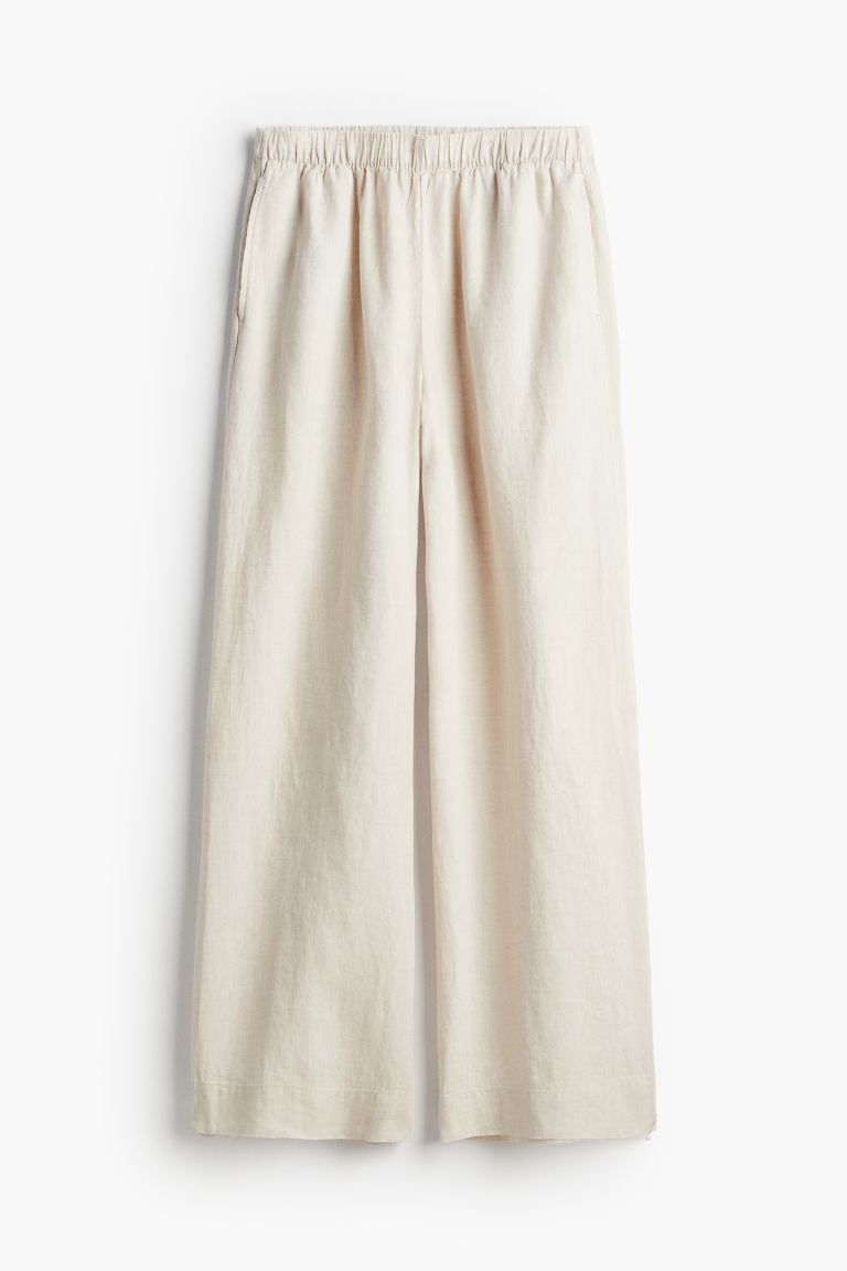 Wide linen trousers | H&M (UK, MY, IN, SG, PH, TW, HK)
