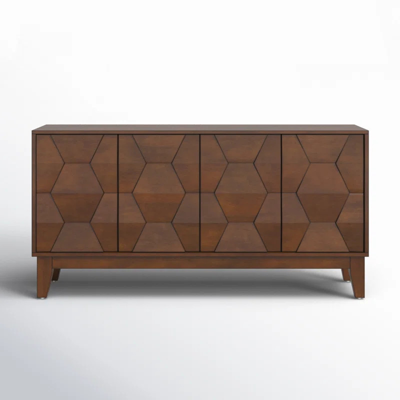 Sara 60" Wide Sideboard with Solid Wood Legs | Wayfair North America