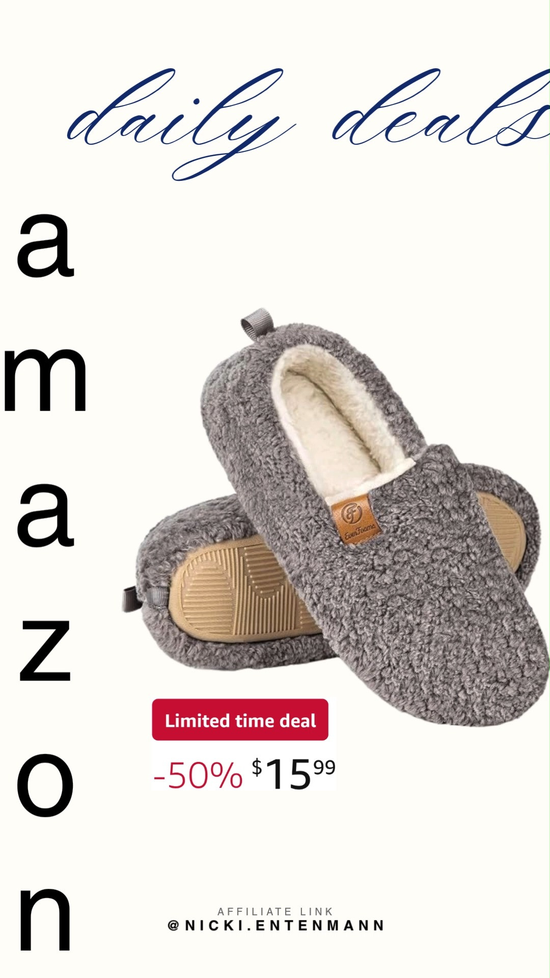 Step into comfort with EverFoams Women’s Soft Curly Slippers Memory Foam Lightweight House Shoes crafted for cozy flair. Perfect for home lounging, they blend softness, style, and confidence seamlessly. #everfoams #womenslippers #memoryfoam #lightweightcomfort #housewear #cozyliving #styleessentials #amazonfinds #shoppingdeal #modernliving 🥿✨🏡 

 #LTKselfcare #LTKHome #LTKSaleAlert