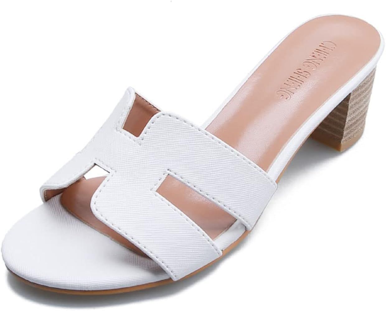 Stratuxx Kaze Womens Heeled Sandal Slide Sandal,Heeled Sandals | Amazon (US)