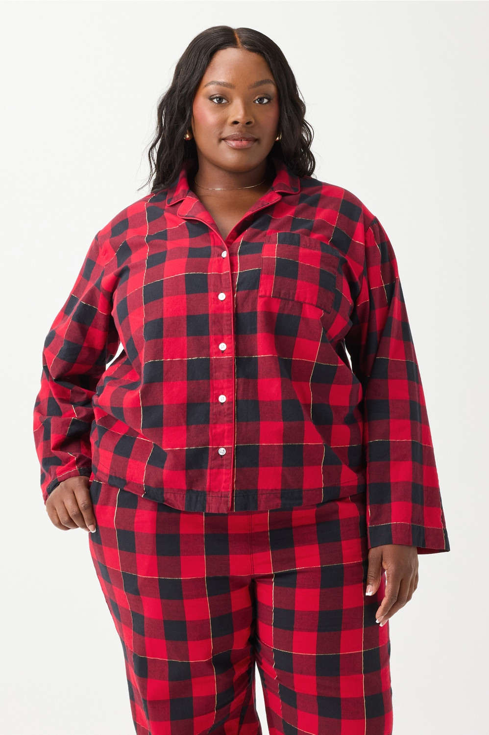 Dream Flannel Long Sleeve Top | Fabletics