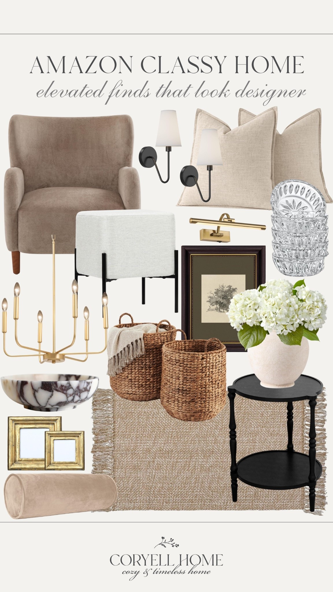 Amazon classy home finds 🤎 Love how these affordable home furniture and decor pieces can elevate your space! 

#LTKHome