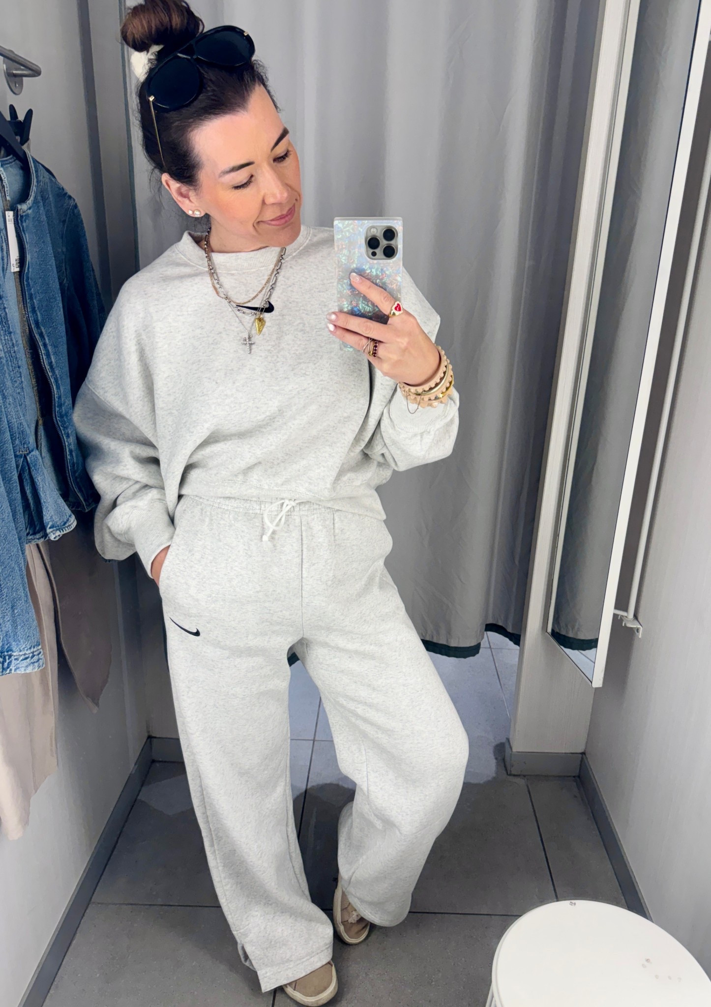 I have this set in the deep green and found the light grey on bug sale and LOVE!!! 💕 I did a small in both!

#LTKSaleAlert #LTKootd #LTKmomlife