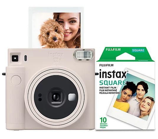 Fujifilm Instax Square SQ1 Instant Camera with Extra Film - QVC.com | QVC