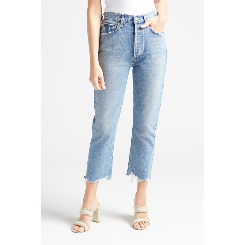 AGOLDE Riley High Rise Straight | EVEREVE | Evereve