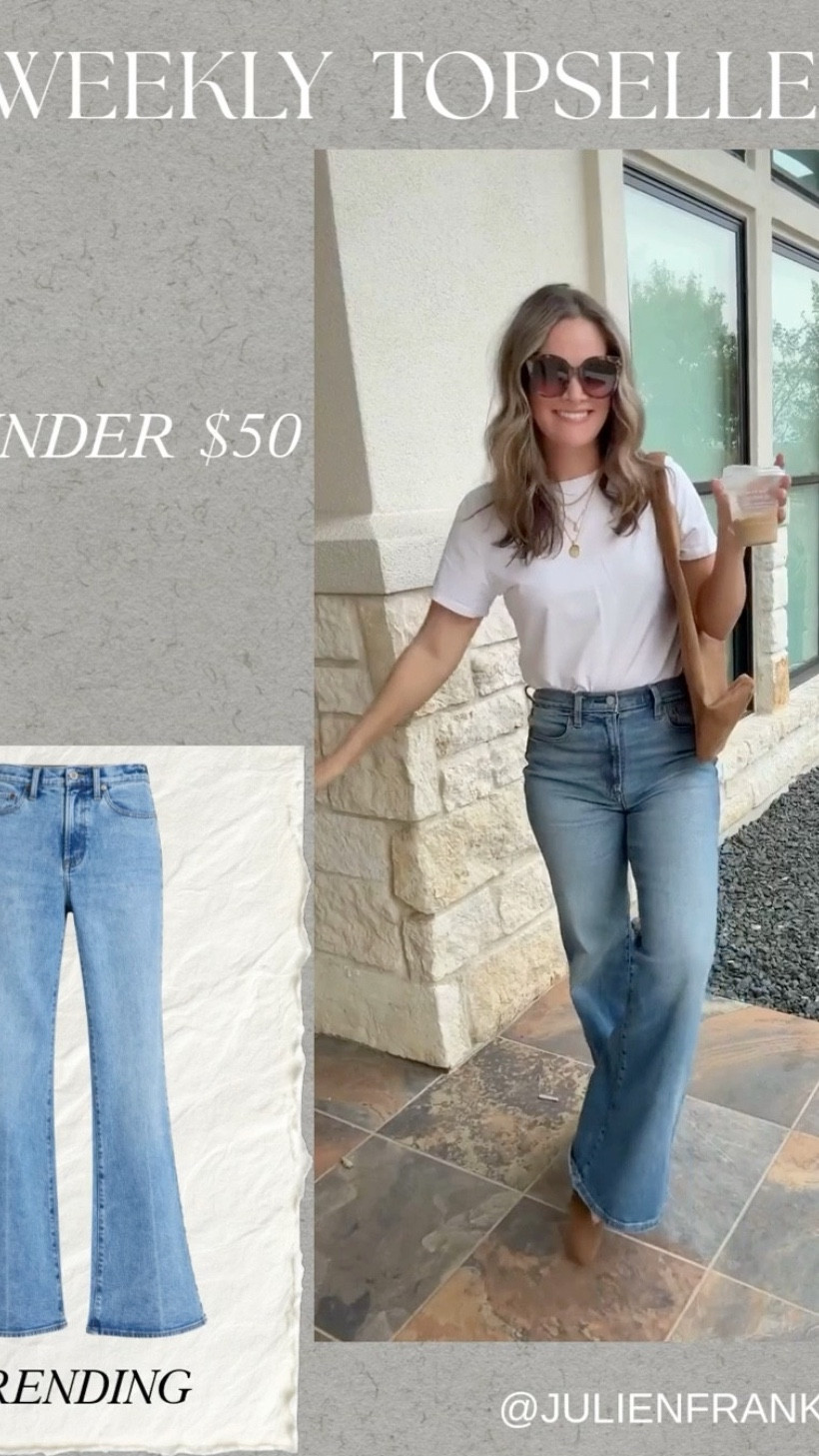 Weekly Bestseller for a second week in a row! 

These flare jeans from Target blew me away, 2 washes, high rise, slight flare and lengths. I went up a size. Remind me of the mother jeans but a fraction of the cost at $40 so dang good! Classic pair you will reach for over and over ✨ #jeans #targetfashion 

#LTKgrwm #LTKootd #LTKdayinmylife