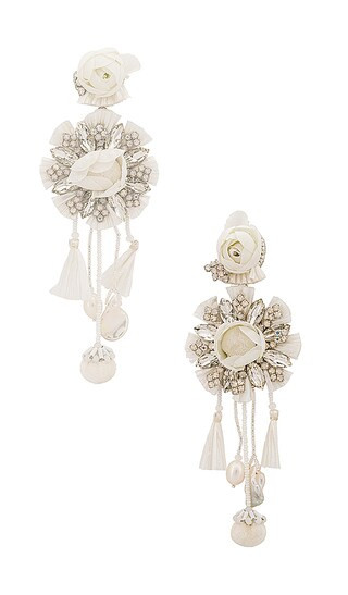 Bridal Earrings in White | Revolve Clothing (Global)