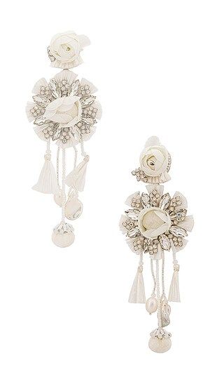 Bridal Earrings in White | Revolve Clothing (Global)
