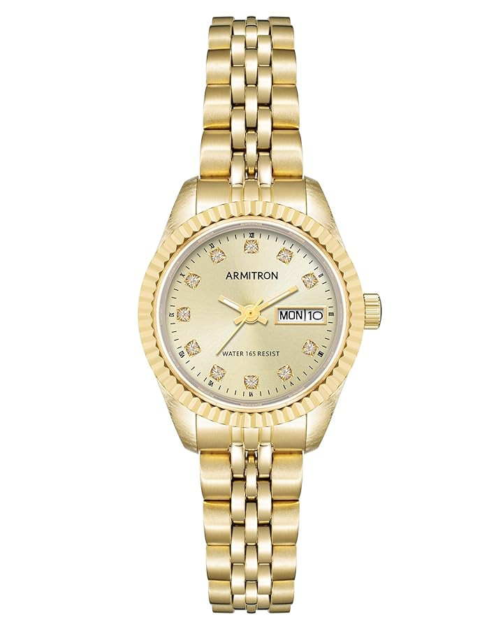 Armitron Women's Genuine Crystal Accented Bracelet Watch, 75-2475 | Amazon (US)