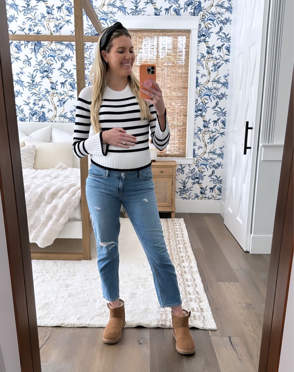Finally gave in and got maternity jeans! 