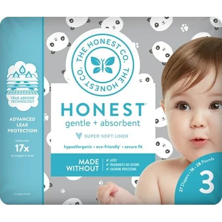 The Honest Company Diapers Pandas Size 3 | Walmart (US)