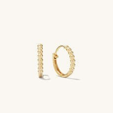 Beaded Small Hoops | Mejuri (Global)