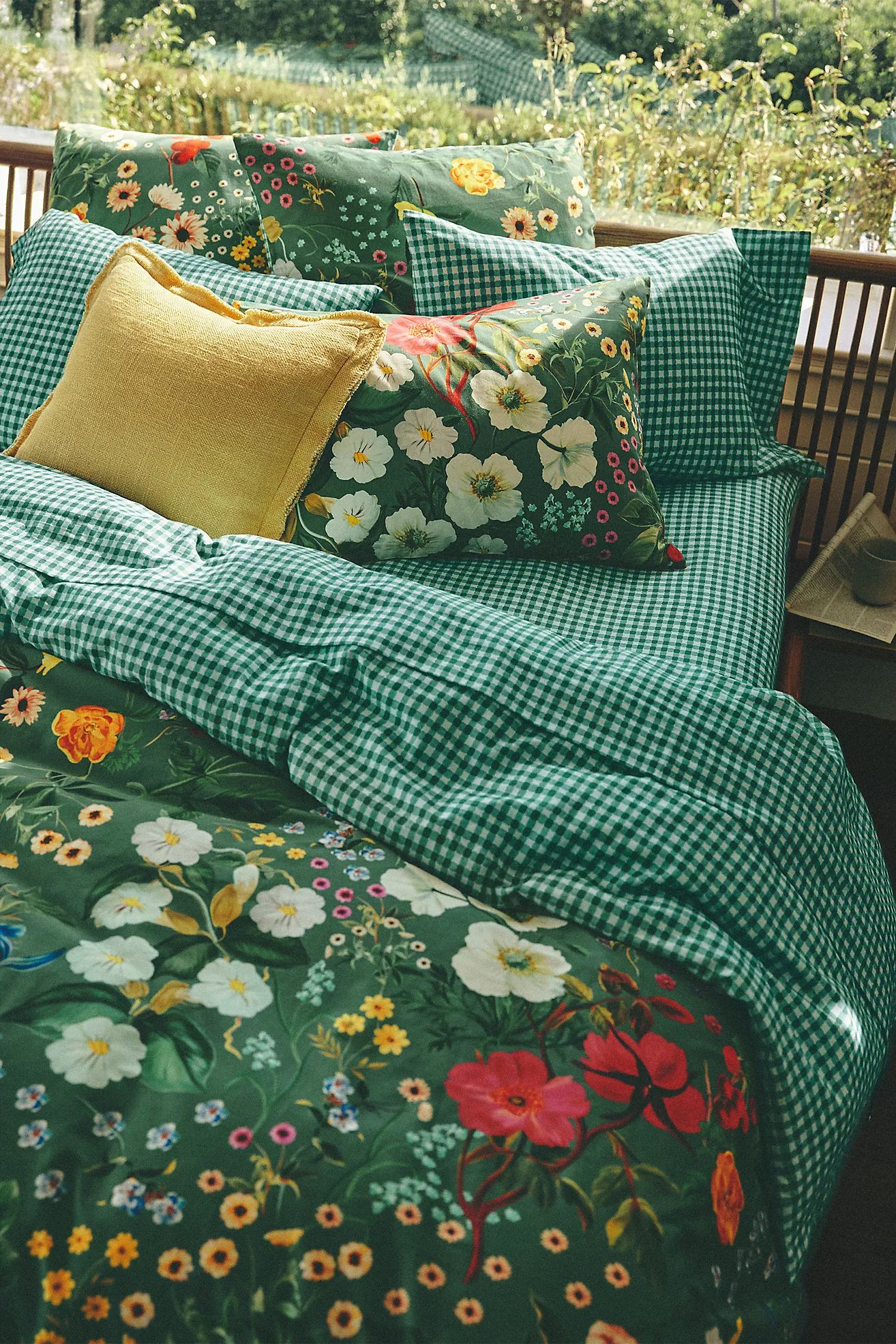 The Floral Layered Bedding Bundle | Anthropologie (US)