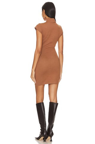 Line & Dot Rumi Mini Sweater Dress in Cafe from Revolve.com | Revolve Clothing (Global)