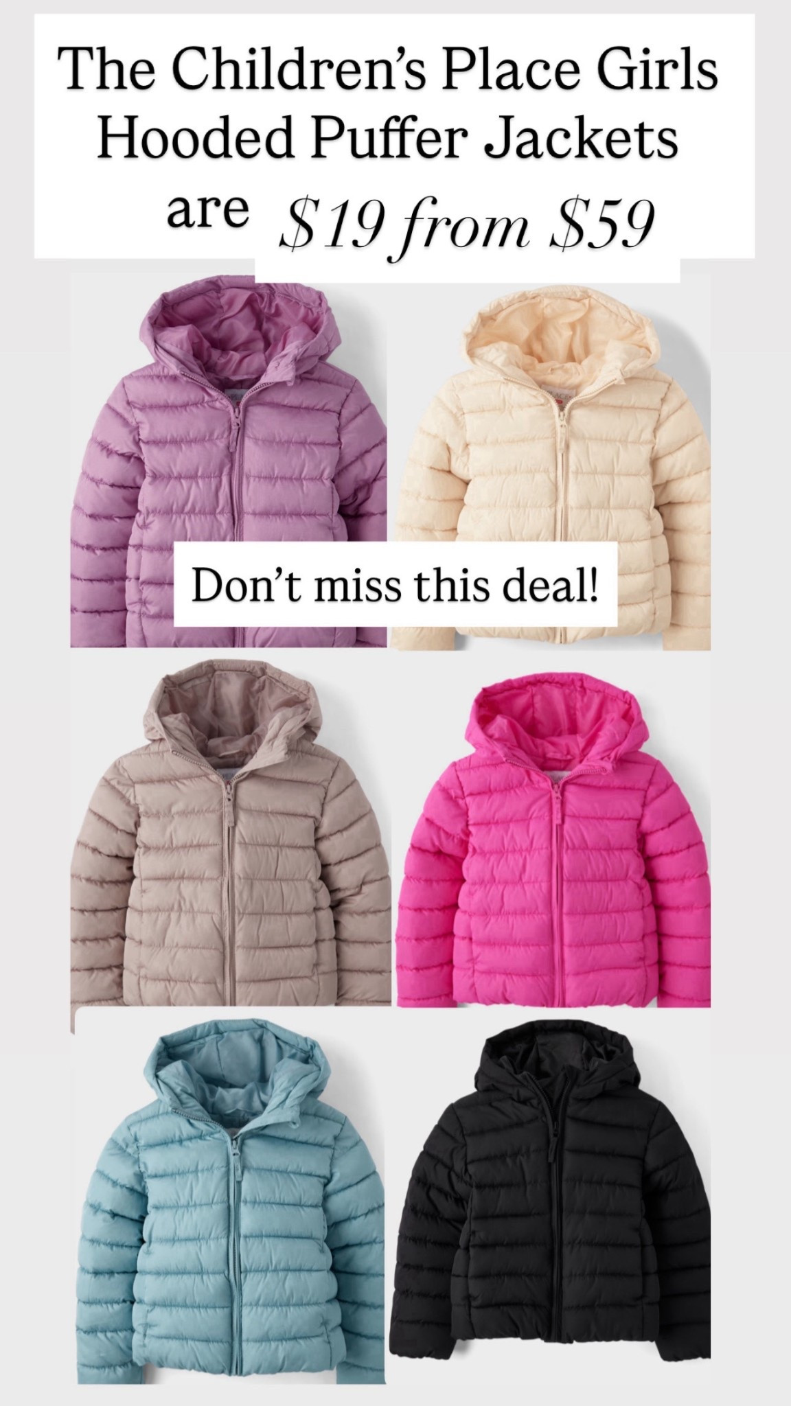 These puffer jackets are $19 from $59!!!

#LTKSaleAlert #LTKKids #LTKStyleTip
