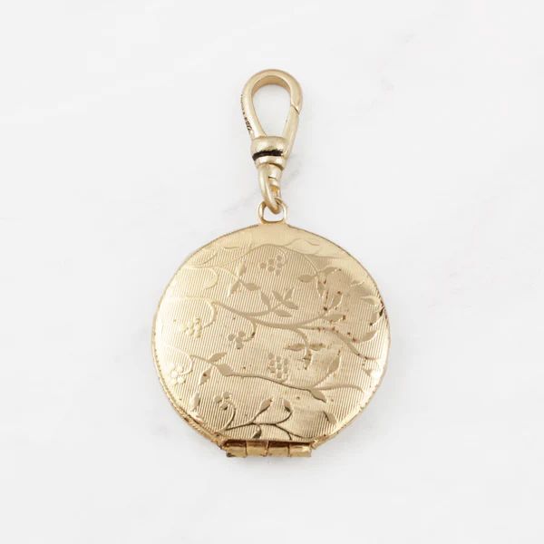 Vintage Goldplated Floral Grapevine Locket | Lulu Frost