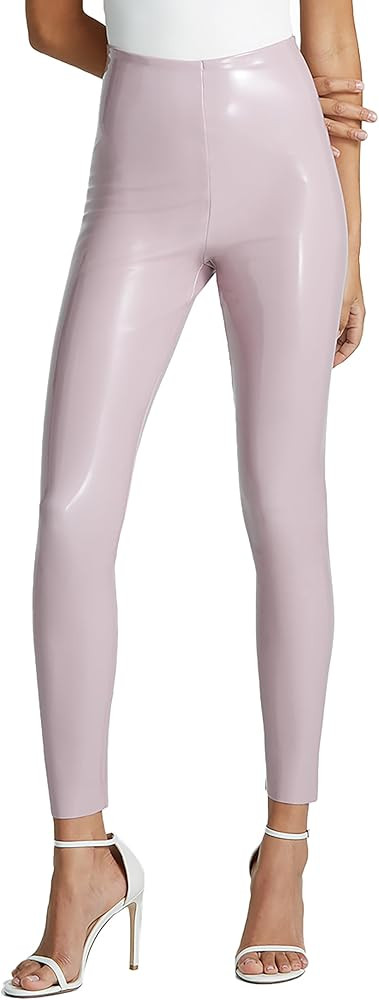 commando Women's Faux Patent Leather Perfect Control Leggings | Amazon (US)