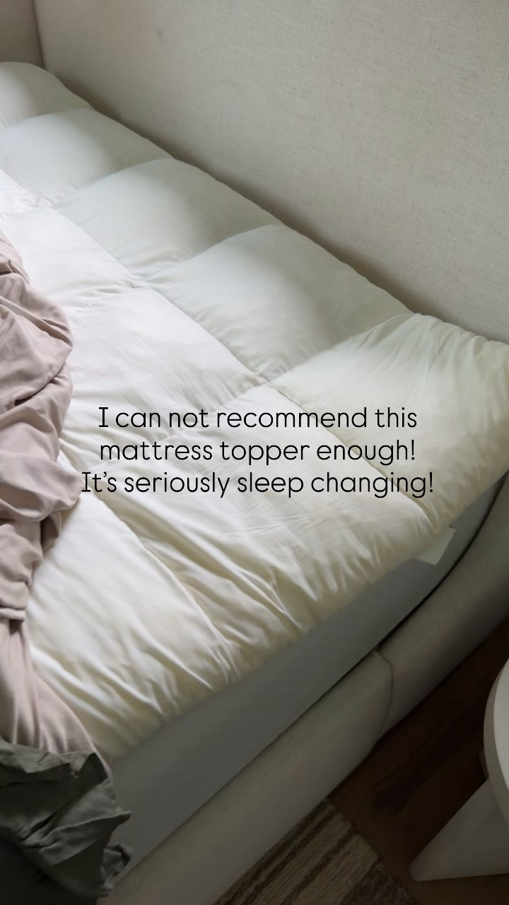 I can’t recommend this mattress topper enough! It’s seriously sleep changing!