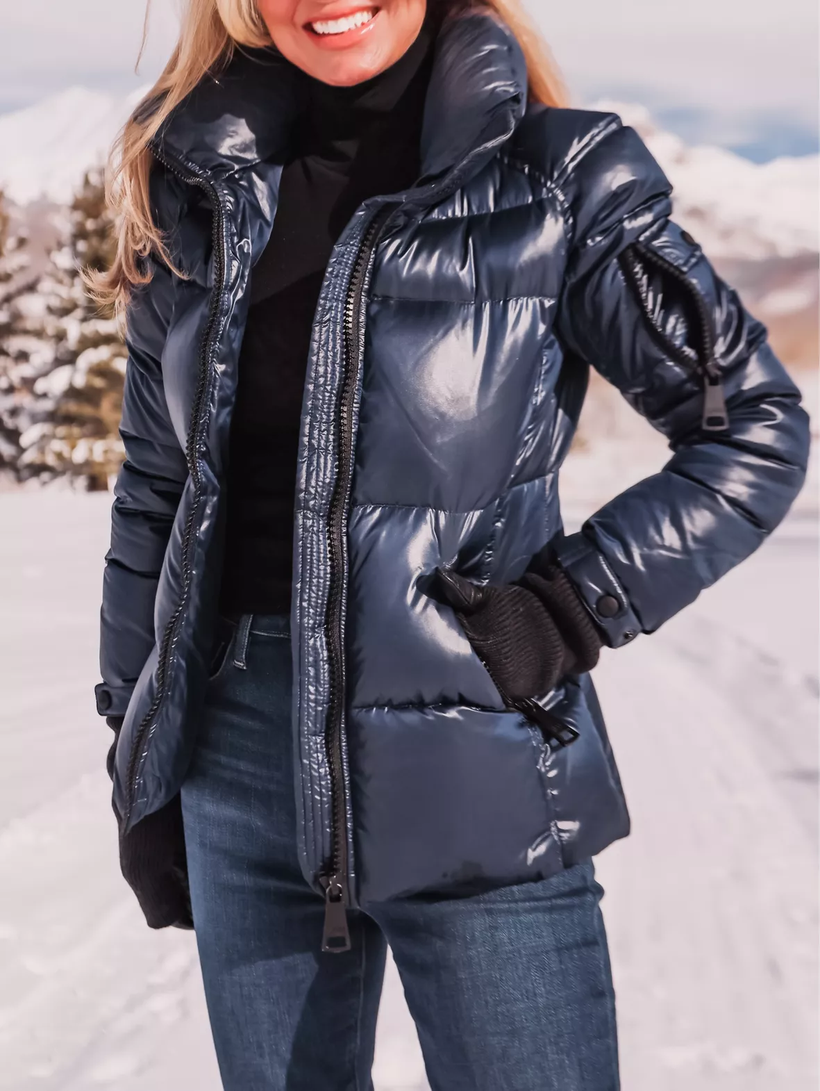 Tall Black Long Puffer Coat curated on LTK