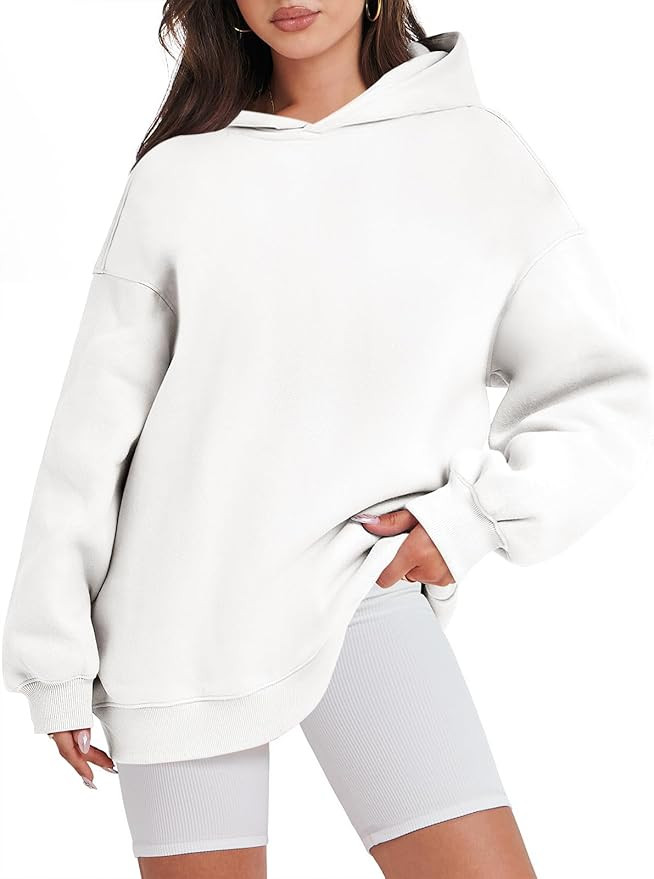 ANRABESS Women's Oversized Hoodies Fleece Hooded Sweatshirts Casual Long Sleeve Pullover Loose 20... | Amazon (US)